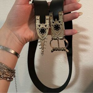 Genuine leather skirt/dress belt